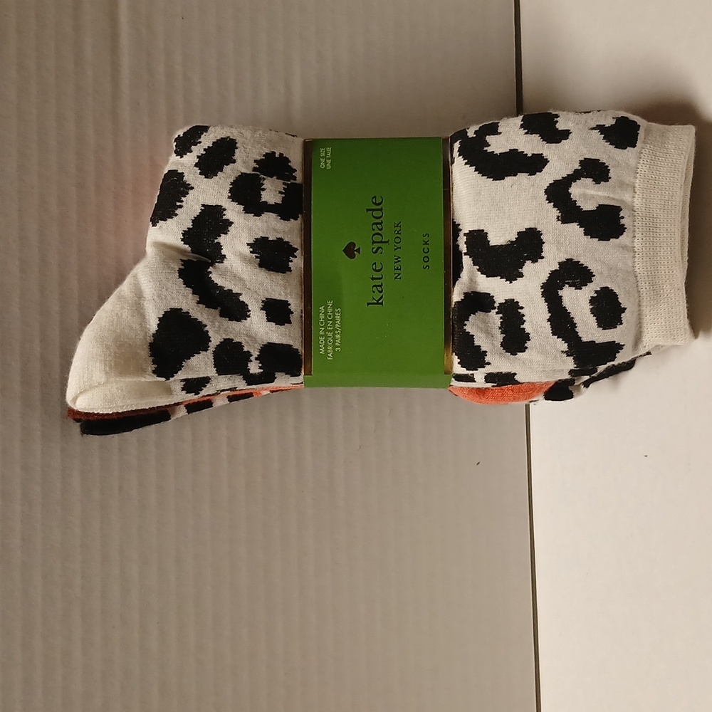 kate spade Women Multicolor 3pack Socks NWT - Picture 4 of 10